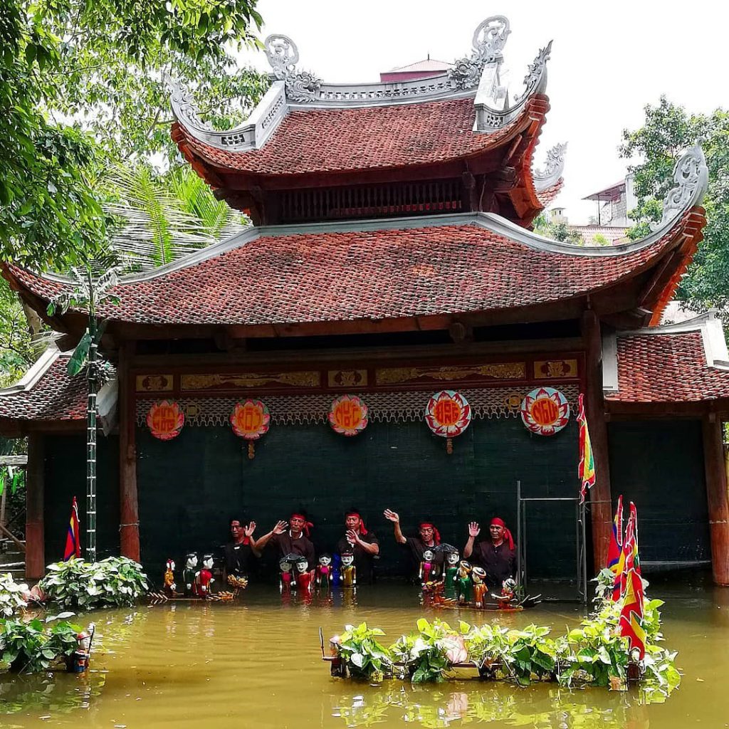 Múa rối nước tại Bảo tàng dân tộc học Việt Nam