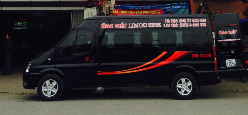 Xe Sao Việt Limousine đi Lào Cai.